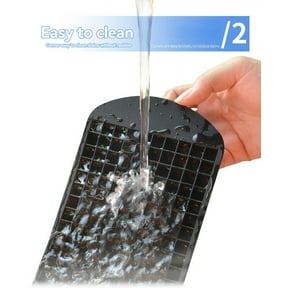 Mini Ice Cube Tray, Easy Ice Release Silicone Ice Trays with 160 Mini Cubes - Clean Easy, Flexible, Multi-Use, Square Mini Ice Cube Trays