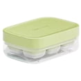thumbnail image 1 of Mini Ice Cube Tray with Lid, 6 Cavity Silicone Small Ice Mold, Easy Release Stackable Ice Cube Maker, Ice Tray for Freezer Cocktail Whiskey Drinks Baby Food Summer Use, 1 of 4