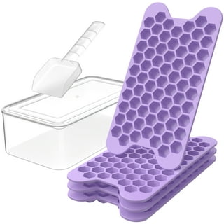 Press Ice Tray Mold - Orange - Purple - Green - White - ApolloBox