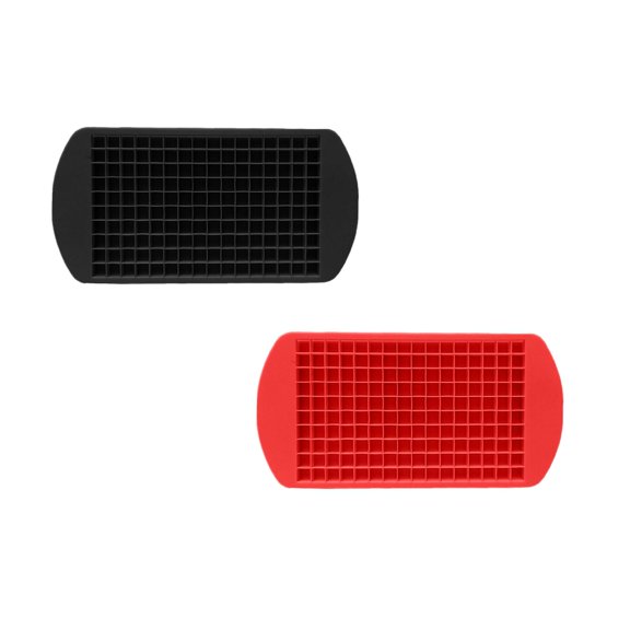 Mini Ice Cube Trays - 160 Small Cavities Silicone Mold for Frozen Cubes, Candy & Soap Making, Easy-Release Non-Stick Design