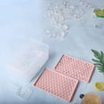 thumbnail image 1 of Mini Ice Cube Trays Small Tiny Round Pebble Crushed Nugget Ice Trays for Freezer Crushed Ice Tray For Chilled Drinks Coffee Juice,Pink,1, 1 of 4
