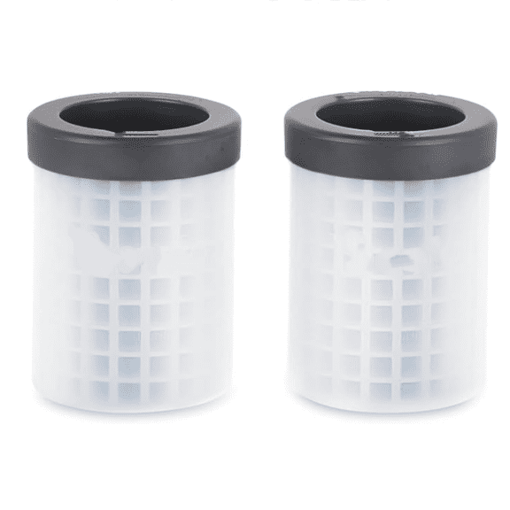 Mini Ice Cylinder- Squeeze & Release- Set of 2, Gray