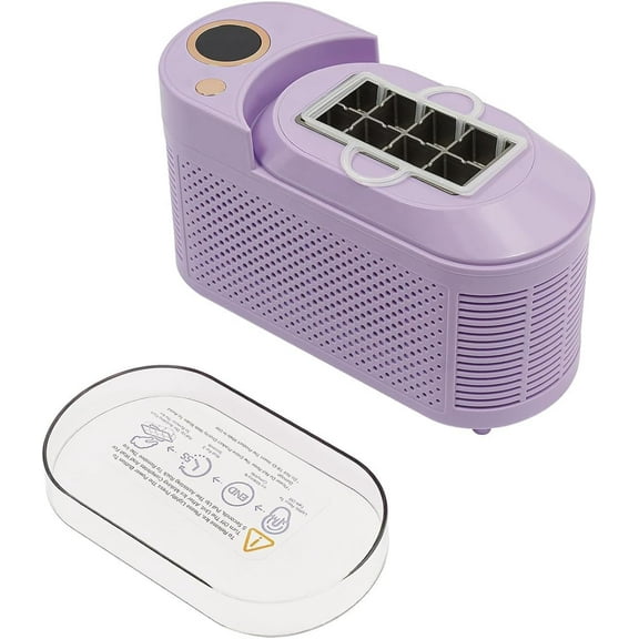 Mini Ice Maker Countertop, Portable Compact Ice Machine, 8 Ice Cubes in 10 Mins, Small Nugget Ice Maker with Car Adapter, Quiet Bullet Ice Maker, for Home, Kitchen, Office, Camping