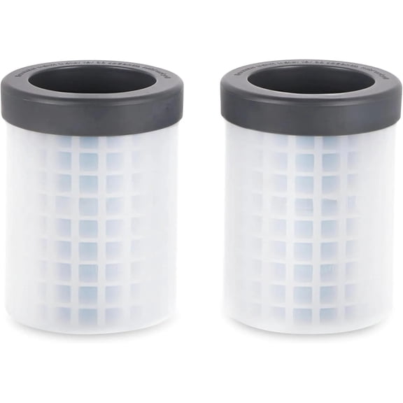 Mini Ice Maker – Squeeze/Twist Release, Silicone, BPA-Free, Dishwasher Safe, for Nugget Ice, Mini Cubes, Space-Saving, Available in Mini Cylinder or Mini Tray with Storage Bin & Scoop