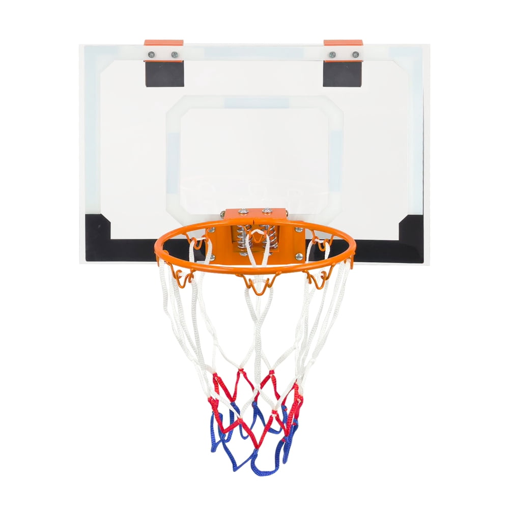 Mini Indoor Basketball Hoop, Over The Door Backboard and Rim Mini Indoor Basketball Hoops Set for Door, Boost Wall Mount Basketball Hoop for Wall Outdoor Office