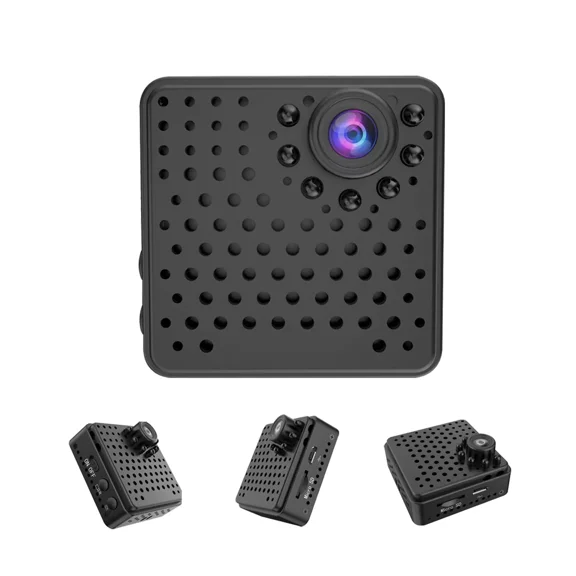 Mini Indoor Security Camera - 1080P HD Live Streaming, Motion Detection, Clear Night Vision, Cloud & SD Storage, Wide-Angle Monitoring, App Control