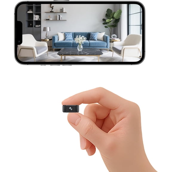 Mini Indoor Security Camera Wireless Home 2026 Upgraded Small Outdoor Cameras 1080P Micro Nanny Cam Motion Detection Wide Angle Cloud & SD Storage Night Vision No Need WiFi Camaras for House