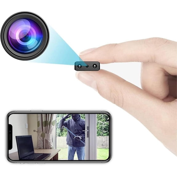 Mini Indoor Security Camera Wireless Home Camera Smart Small Outdoor WiFi Pet Cameras 1080P Tiny Nanny Cam Wide Angle Night Vision Home Indoor Outdoor Camara, No Need WiFi Camaras for House Security