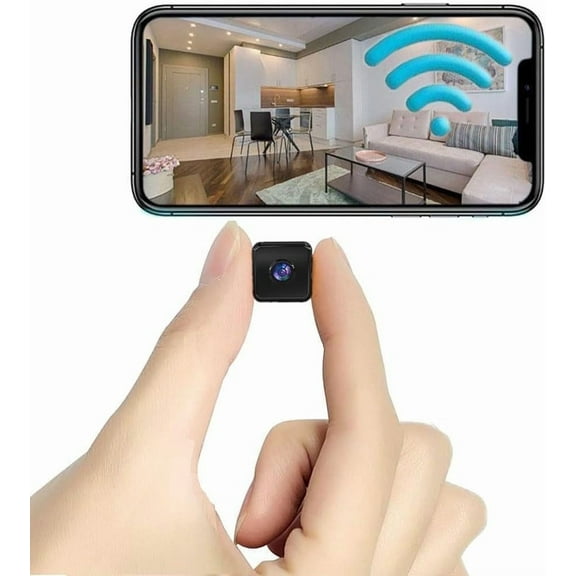 Mini Indoor Security Wireless Home Camera Small Outdoor WiFi Pet Cameras,1080P Nanny Cam, Wide Angle,Night Vision, Home Indoor Outdoor Camer for Home Security