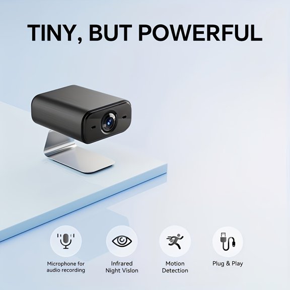 Mini Indoor Security Wireless Home Camera Small WiFi Cameras, Tiny Nanny Cam, Wide Angle,Night Vision, Home Indoor Outdoor Camera, WiFi Camera for Home Security