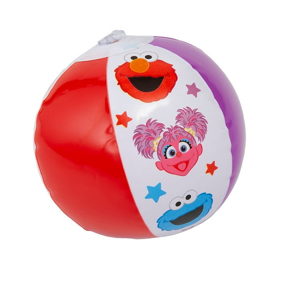 Mini Inflatable 5" Sesame Street Vinyl Beach Balls - 6 Pieces