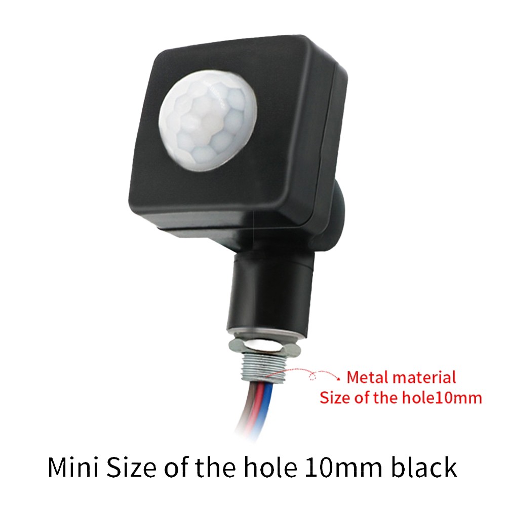 Mini Infrared Motion Activated Sensor Switch Light Sensing Pir Motion Sensor (Blackhole 10mm