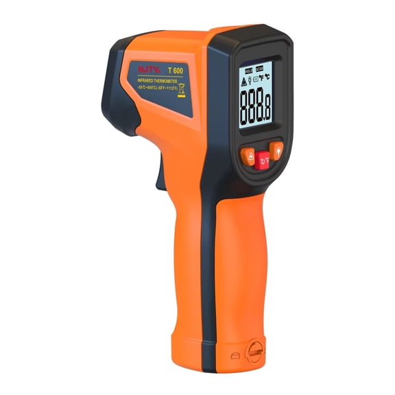 Mini Infrared Thermometer Handheld Heat Temperature For Cooking Tester Pizza Oven Grill & Engine - Laser Surface Temp Read
