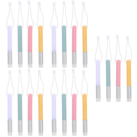20 Pcs Mini Ink Brush Set for Art Blending, Portable Plastic Blenders for Cards, Writing, and Craft Projects