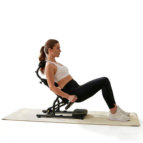 Mini Inversion Chair for Back Pain Relief, Compact Foldable Back Stretcher with Spine Decompression, Full Back & Neck Stretch, Easy Assembly, 330 lbs Weight Capacity