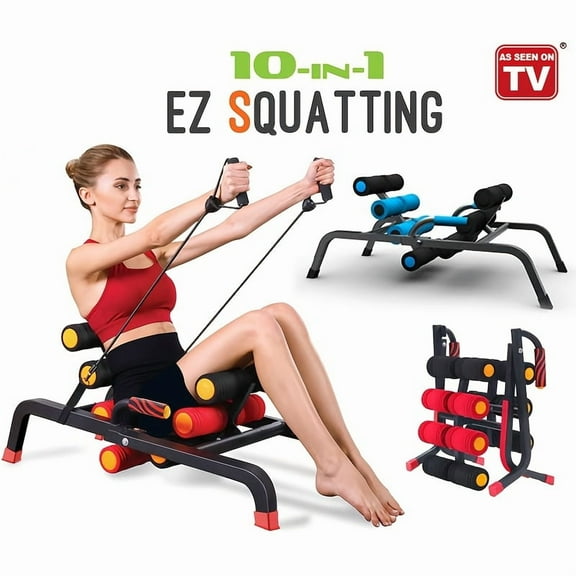 Mini Inversion Table – Red Iron Back Stretch Machine & Ab Trainer, Fitness Yoga Equipment, Handstand Training Machine for Total Body Workout, Stretch Back & Neck, Ideal Christmas & New Year Gift