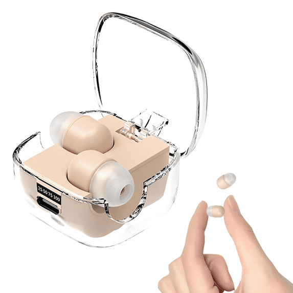 Mini Invisible Small Bluetooth Earbuds Sleeping,Hidden Earbuds,Tiny Earbuds for Small Ears Low Profile Tiny Hidden Discreet Smallest Earbuds,Nude