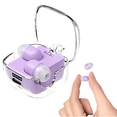 thumbnail image 1 of Mini Invisible Small Bluetooth Earbuds Sleeping,Hidden Earbuds,Tiny Earbuds for Small Ears Low Profile Tiny Hidden Discreet Smallest Earbuds,lavender, 1 of 6