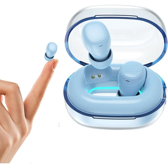 Mini Invisible Small Bluetooth Earbuds Sleeping for Small Ears Low Profile Tiny Hidden Discreet Smallest Earbuds for Work Sleep Ear Buds Invisible Headphones Buds
