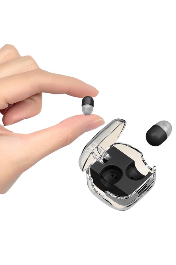Mini Invisible Small Bluetooth Earbuds Sleeping for Small Ears Sleep Ear Buds Invisible Headphones Low Profile Tiny Hidden Discreet Smallest Earbuds for Work