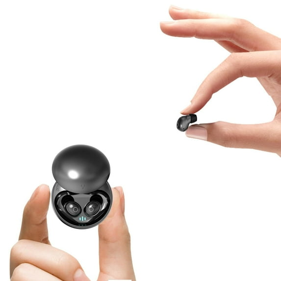 Mini Invisible Small Tiny Earbuds Wireless Whitetooth Ear Buds for Small Ears Canals Women Sleep Earbuds for Side Sleepers Sleeping Smallest Discreet Hidden Earbuds Headphones for Work