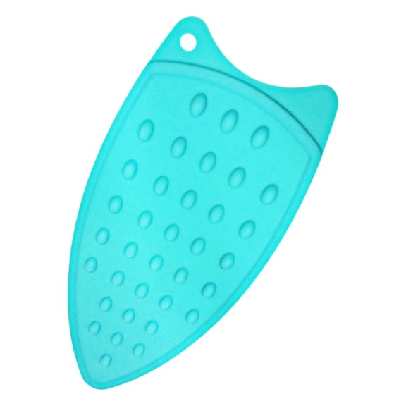 Mini Iron Rest - Silicone Heat Resistant Mat for Stress-Free Crafting,Silicone Rest Pad for Ironing Board,Sewing & Quilting Supplies - Heavy-Duty and Protective Surface for Mini Iron (Sky Blue)
