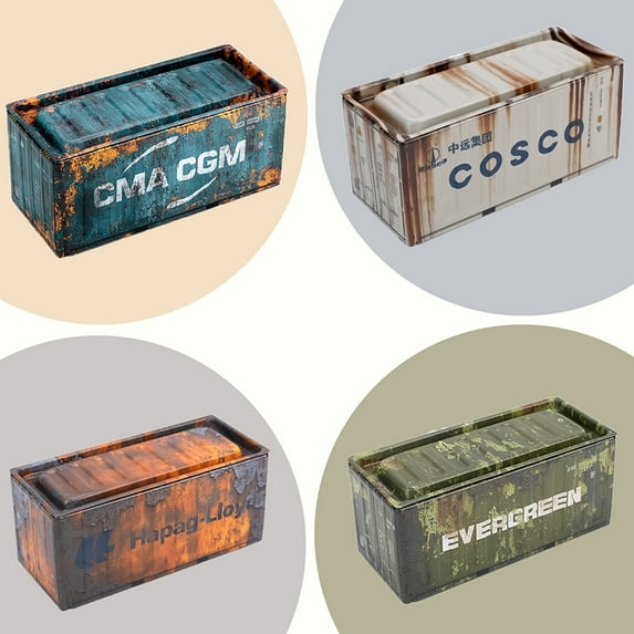 Mini Iron Storage Box Miniature Storage Iron Box Creative Decoration Collect Small Item Desktop Mini Container Model Kids Gifts