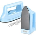 thumbnail image 1 of Mini Iron for Crafts Quilting, Travel Iron Household Iron Easy Iron Supplies Mini Electric Iron, Mini Heat Press Machine Sewing Sachine (Blue), 1 of 5