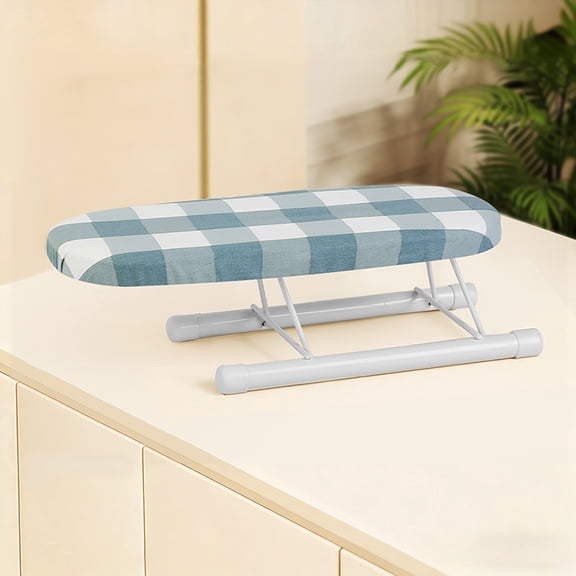 Mini Ironing Board 10.2" Portable Folding Ironing Board Cloth Cover for Collar Cuff Shoulder Corner