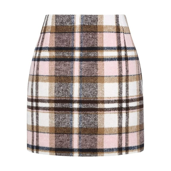 Mini Jean Skirt Skater Skirt plus Size Womens High Waist Plaid Skirt Bodycon Pencil Wool Mini Skirts Ballet Wrap Skirt plus Size