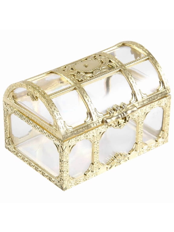 Mini Jewelry Box Candy Ring Earrings Necklace Case Gift Birthday Wedding Decor Jewelry Packaging Bead Storage Organizer Gold S