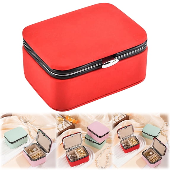 Mini Jewelry Travel Case, Jewelry Box, Jewelry Case, Small Jewelry Organizer, Jewelry Display Case, Portable Travel Jewelry Display Box, Small Earring Ring Trading Display Case 1Pcs