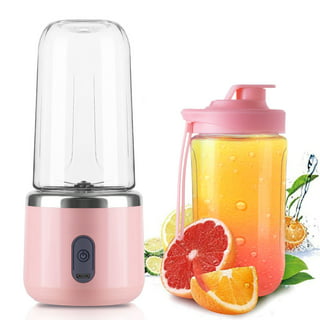 BASSTOP Mix n Portable Blender,Electric Juicer Cup,Mini Juicer Cup,Personal  Blender for Shakes, Smoothie and Fruit Juice, Mini Personal Size Mixer with  6 Blades,Purple 