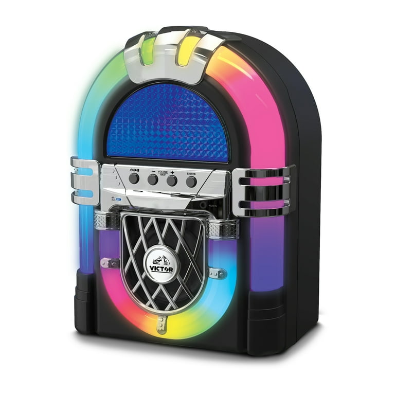 VICTOR VDTJ-1000 Mini Bluetooth Jukebox with Multicolor LED