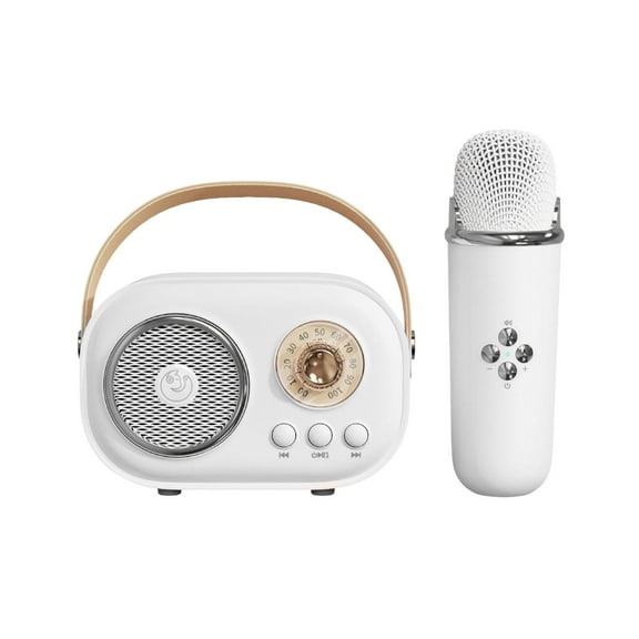 Mini Karaoke Machine Karaoke Machine For Kids And Adults Cute Karaoke With Microphone Set Portable Bluetooth Speaker With Microphone Retro Handheld Style For, Usupdd 2025 Mini Karaoke Machine