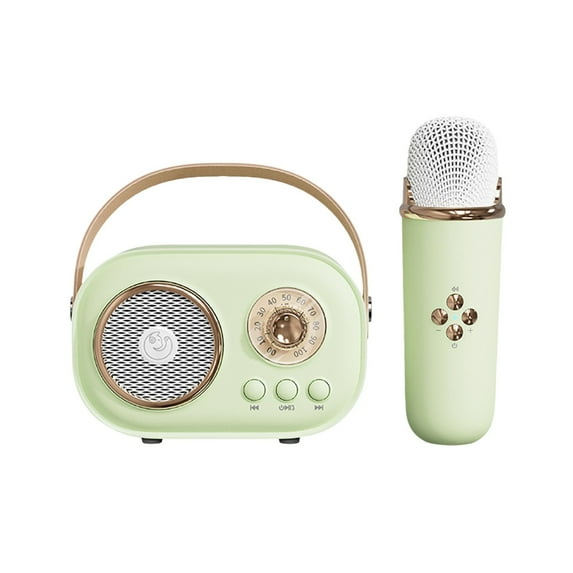 Mini Karaoke Machine Karaoke Machine For Kids And Adults Cute Karaoke With Microphone Set Portable Bluetooth Speaker With Microphone Retro Handheld Style For, Usupdd 2025 Mini Karaoke Machine