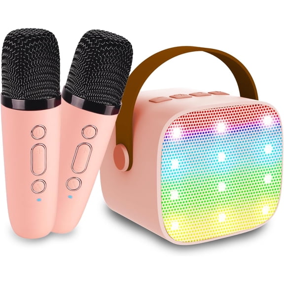 Mini Karaoke Machine for Kids & Adult, 4-12 Years Old Girls Christmas Birthday Gift for Girls & Boys, Karaoke Toys Gifts for Girls Ages 4, 5, 6, 7, 8, 9, 10, 12 +Year Old Birthday Party