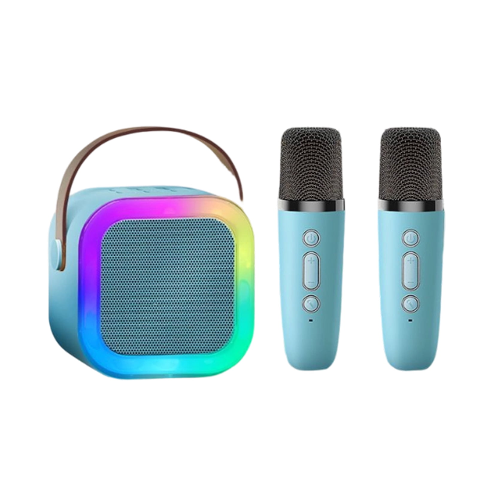Mini Karaoke Machine for Kids Adults,Portable Bluetooth Speaker with 2 ...