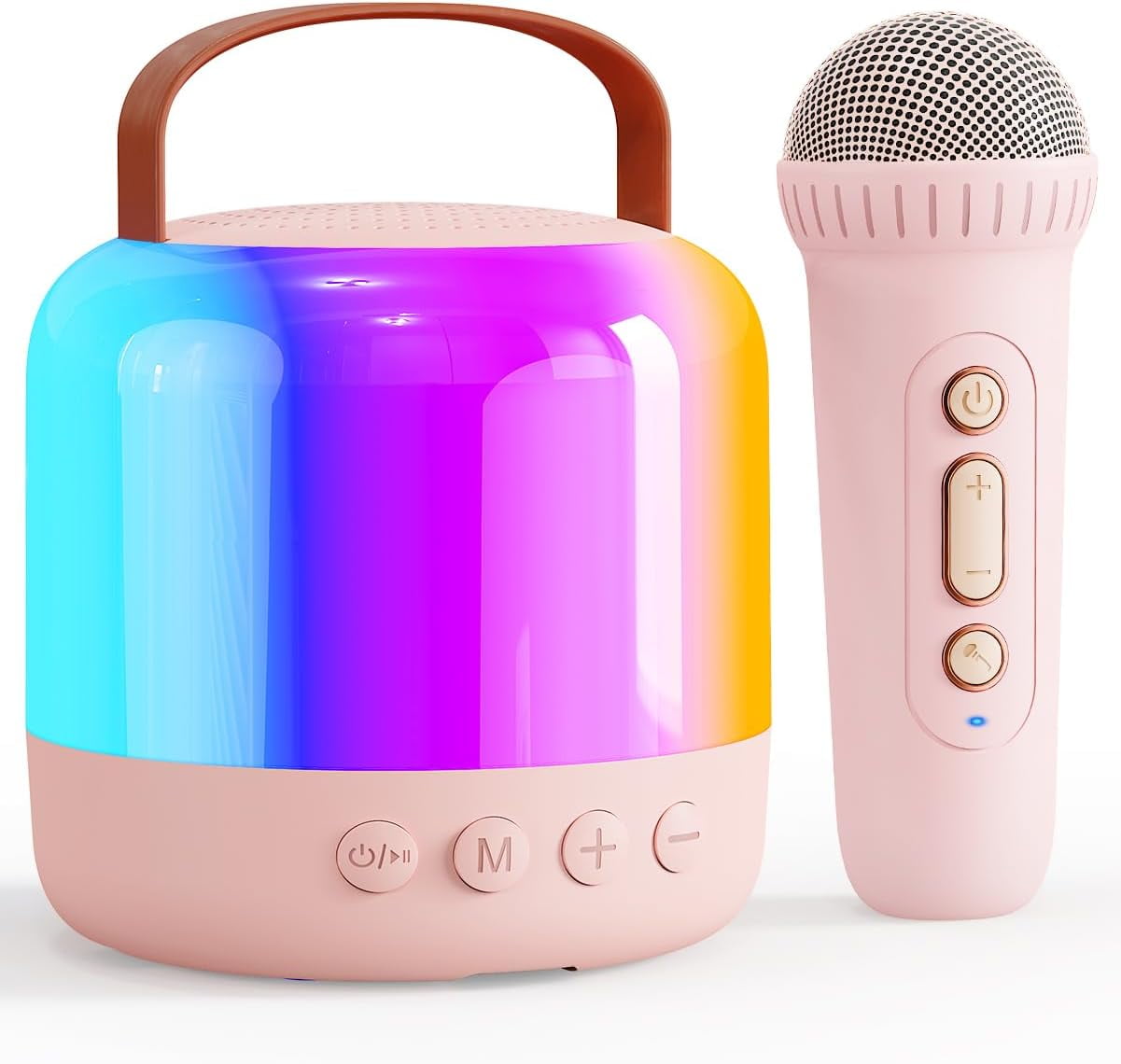 Mini Karaoke Machine for Kids Portable Bluetooth 5.3 Speaker with 1 ...