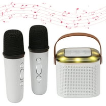 Mini Karaoke Machine Portable Karaoke Speaker With 2 Mics Bluetooth Audio