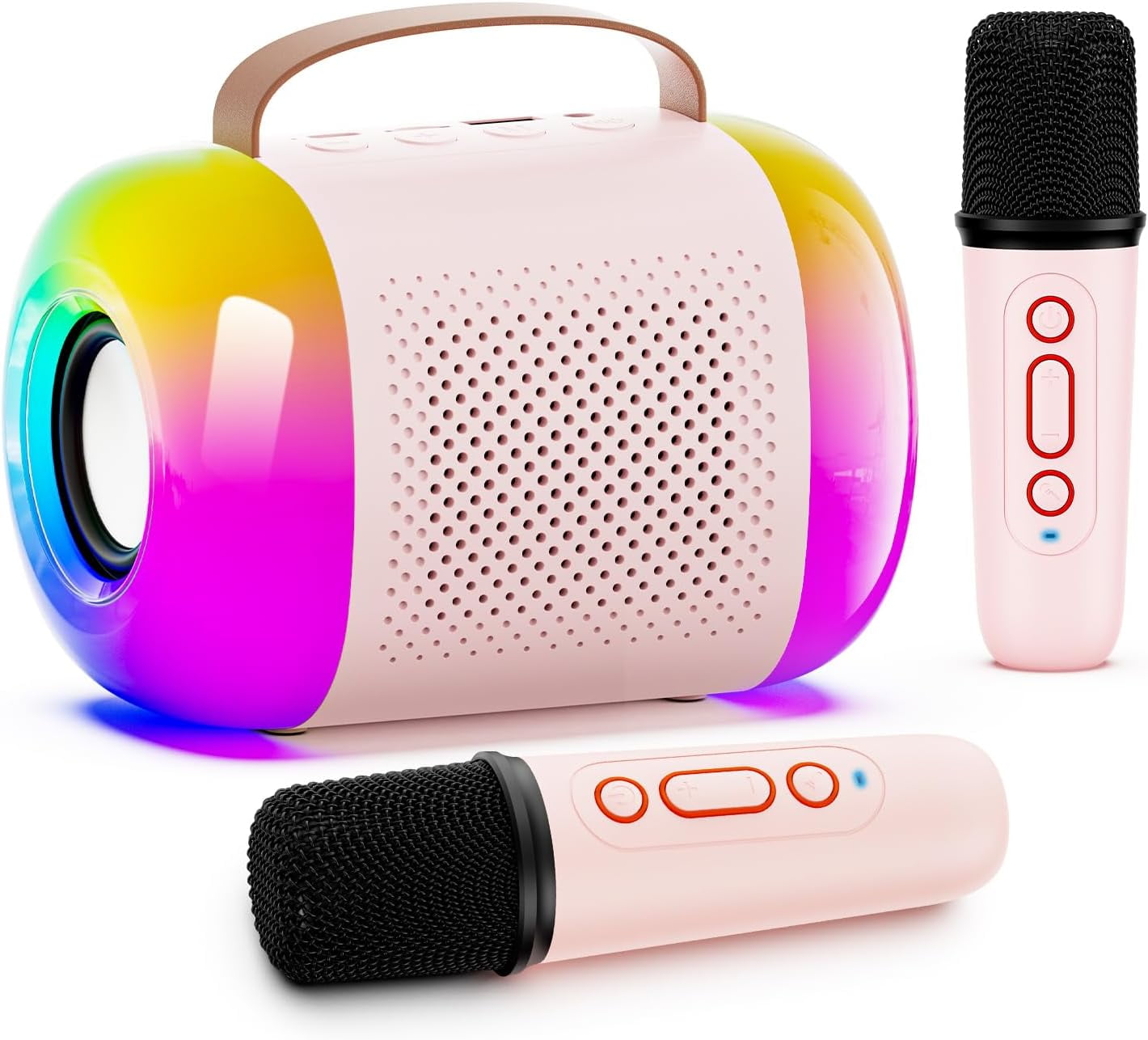 Mini Karaoke Machine for Kids and Adults, Portable Bluetooth Speaker ...