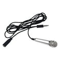 thumbnail image 1 of Mini Karaoke Microphone, Gaqring Condenser Mic for Phone Computer Recording, Unidirectional Noise-Canceling 3.5mm Plug Mini Microphone with Stand Portable Design, Silver, 1 of 2