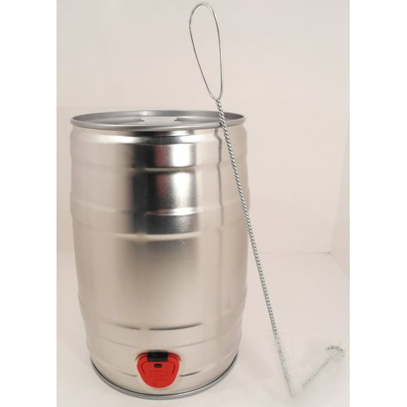 Mini Keg with Cleaning Brush, 5 L