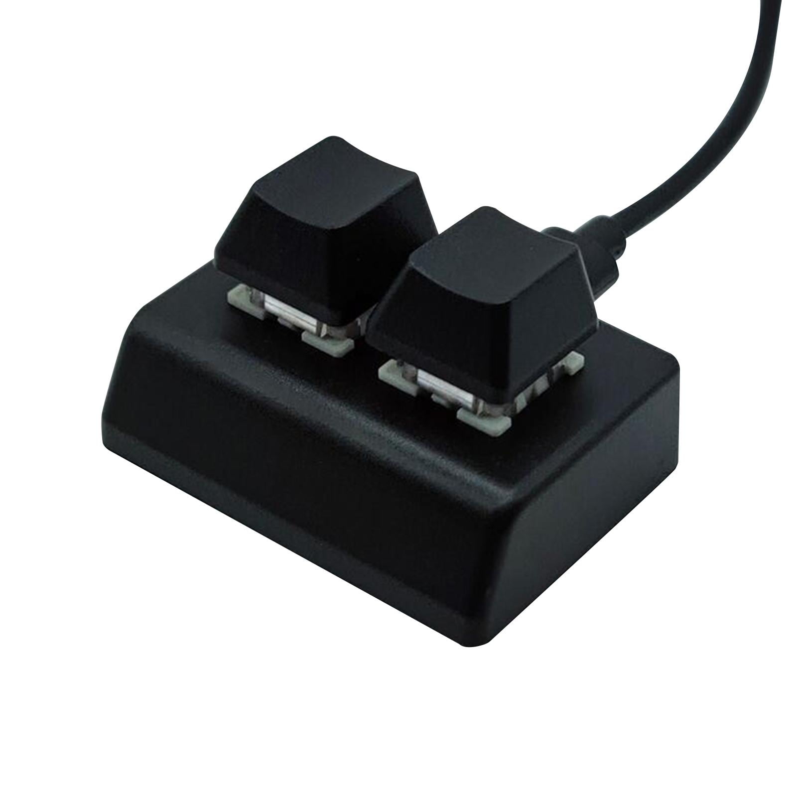 Mini Keyboard,2 Key Gaming USB Keyboard Brown Wired Usb,1 Handed