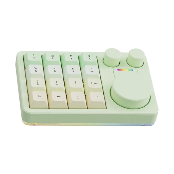 Mini Keyboard Three Knobs And 16 Programmable Keys For Intuitived Control In Music Video Editing for Multiple Systems