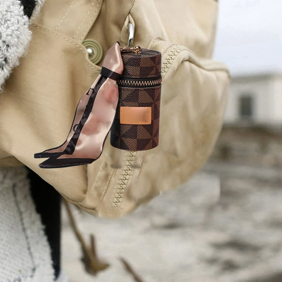 Mini Keychain Bag Portable Small Bag Charms for Lipstick Earphone and Cute Accessories Travel Organizer