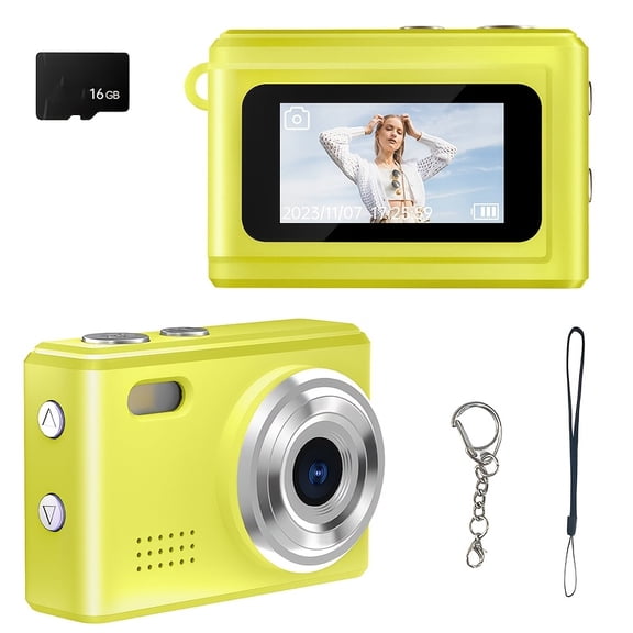 Mini Keychain Camera 1080P, Portable Thumb-Sized Camcorder with 80 Mins Battery, Micro Video Recorder Gift for Girlfriend Boyfriend