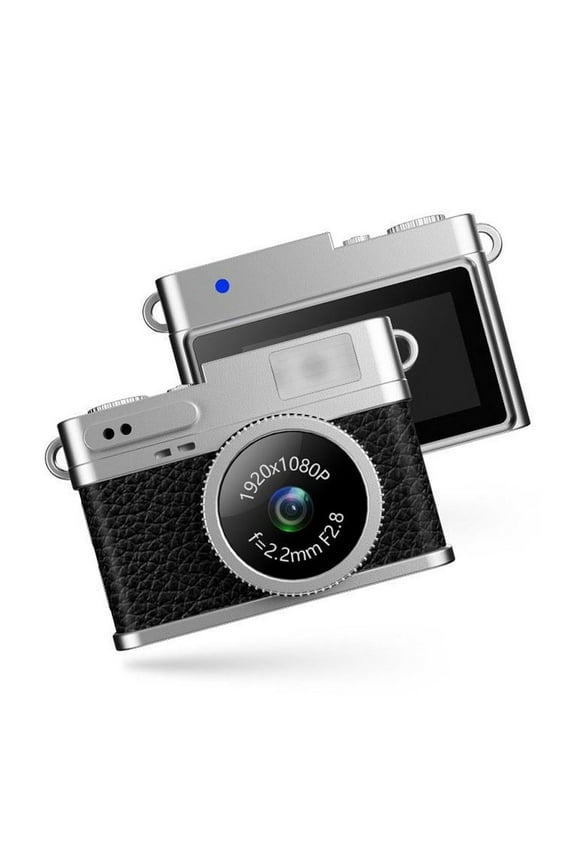 Mini Keychain Camera, 1080p Small Nostalgia Retro Camera, Tiny Portable Small Cameras, Portable Micro Video Camcorder for Photo Video Travel Study Recording F3P4