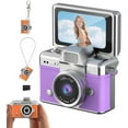 thumbnail image 1 of Mini Keychain Digital Camera - 1080P Classic CCD Camera with Flip Screen, 1.47in LCD, Built-in Flash & 32GB Card Included, Cute Compact for Teens, Travelers & Gifts, 1 of 8
