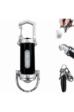 Mini Keychain Flashlight, 1200 Lumen Rechargeable Bright Light, Waterproof Portable for Keys or Bags